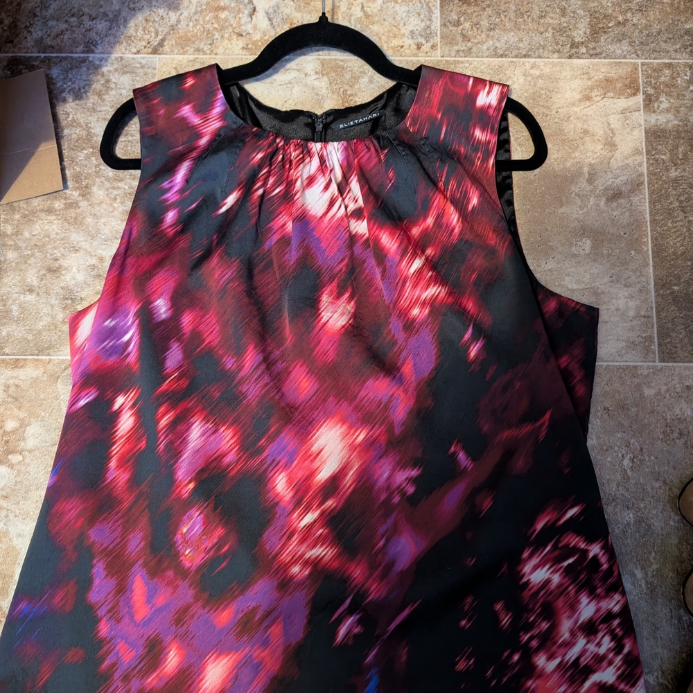 Elie Tahari Multicolor Sleeveless Blouse